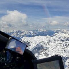 Flugwegposition um 10:59:50: Aufgenommen in der Nähe von Tragöß-Sankt Katharein, Österreich in 2140 Meter
